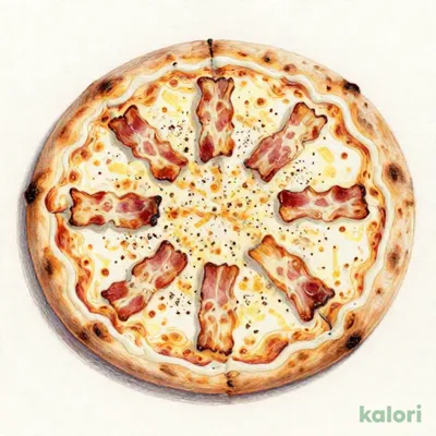 カルボナーラピザ