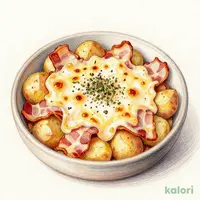 ガーリックベーコンポテトのチーズ焼き