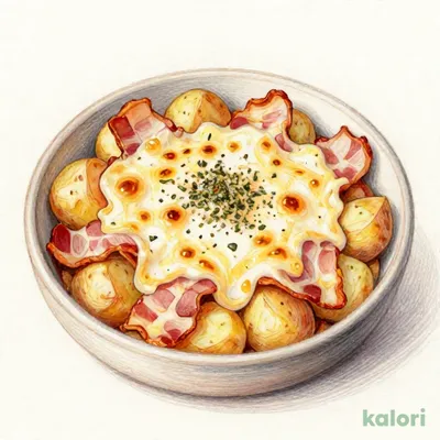 ガーリックベーコンポテトのチーズ焼き