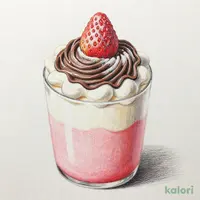 ストロベリーチョコモンブランパフェ