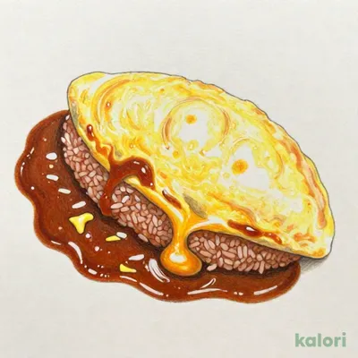 チーズインオムカレー