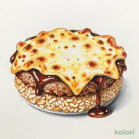 デミグラスハンバーグドリア