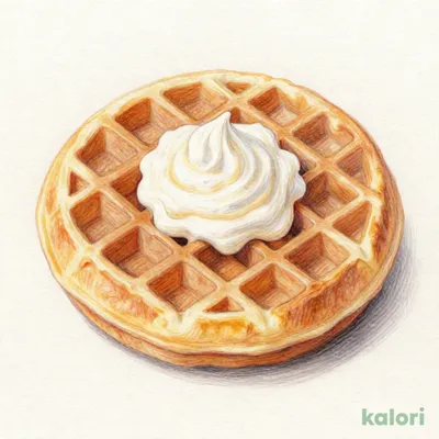 バターミルクアメリカンワッフル メープルクリーム