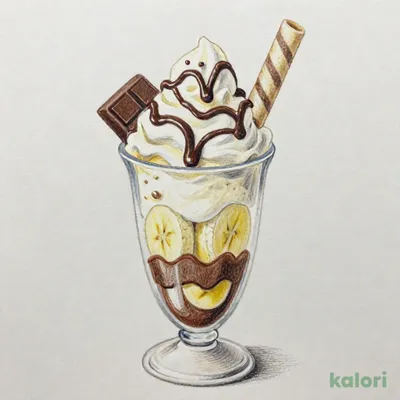 生チョコバナナパフェ