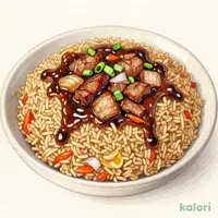 豚肉あんかけスタミナカレーピラフ