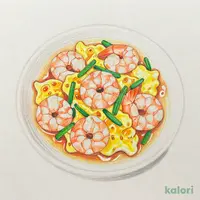 海老と玉子の炒め