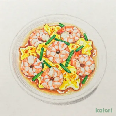 海老と玉子の炒め