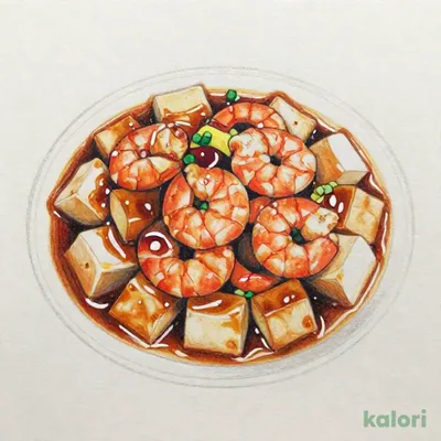 海老と豆腐の煮込み