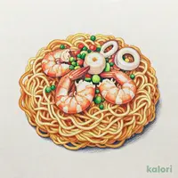 海鮮入り梅蘭やきそば