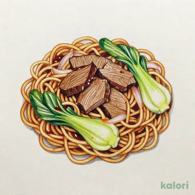 牛バラ肉やきそば