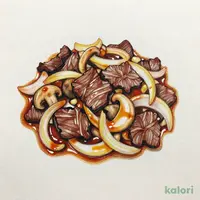 牛肉のオイスターソース炒め