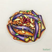 茄子の四川風炒め