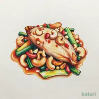 鶏肉とカシューナッツの炒め