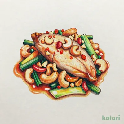 鶏肉とカシューナッツの炒め
