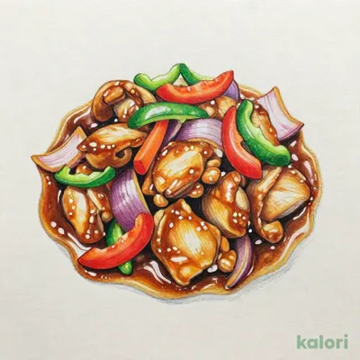 鶏肉の味噌炒め