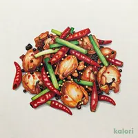 鶏肉の唐辛子炒め
