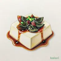 ピータンと豆腐の冷菜
