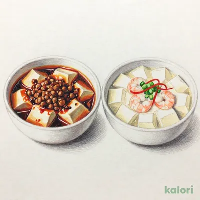 紅白食べ比べ　麻婆豆腐セット（四川麻婆豆腐と白い麻婆豆腐）