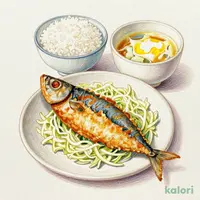 アジフライごはんセット