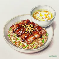 Rich Pork Steak Fried Rice (Double Meat)