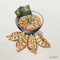 餃子醤油（小）ラーメンセット