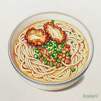 コク旨冷やし担々麺（からあげのせ）