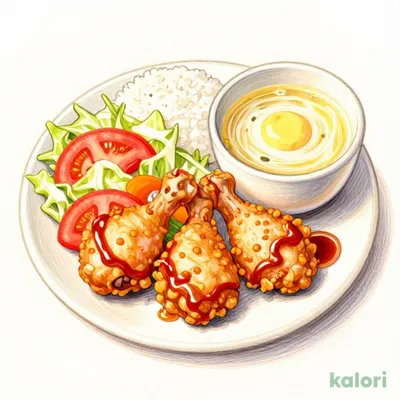 油淋鶏定食