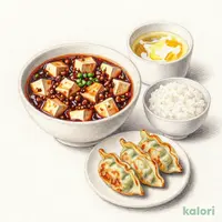 本格四川麻婆豆腐餃子3ｺ・ごはんセット