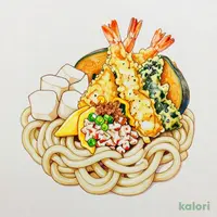 9種のとろろ冷やしうどん
