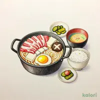 ちょこっとすき焼き膳
