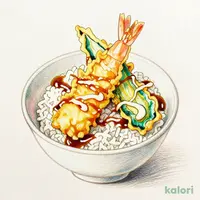 Mini Tendon (Tempura Rice Bowl)