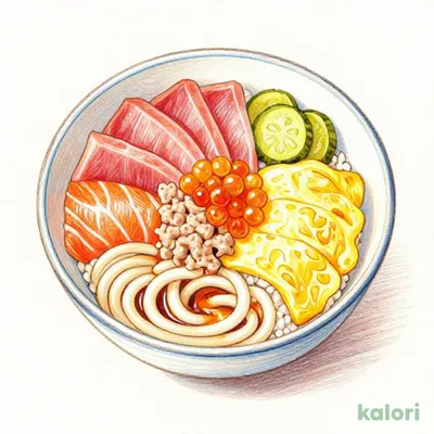 Premium Seafood Rice Bowl Set
