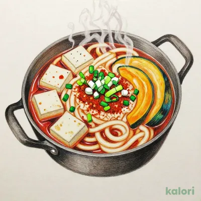 Spicy Miso Stewed Udon