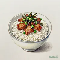 ミニねぎ豚飯