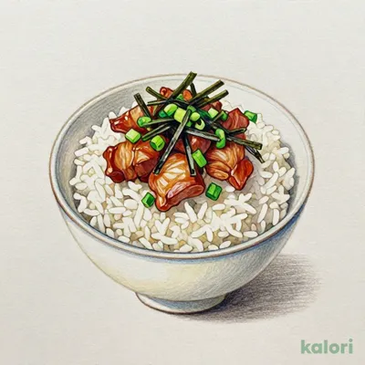 ミニねぎ豚飯