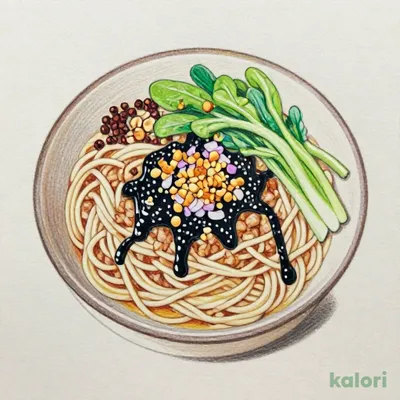汁なし黒胡麻麻辣担々麺