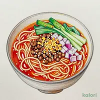 赤麻辣担々麺
