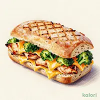 BBQ Roast Chicken Panini
