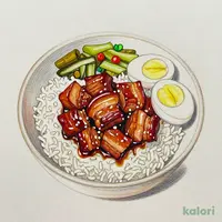 ルーローハン弁当