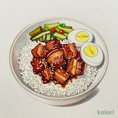 ルーローハン弁当