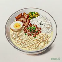 白ごまタンタン麺と半魯肉飯セット