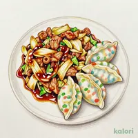回鍋肉と四色餃子コンビセット