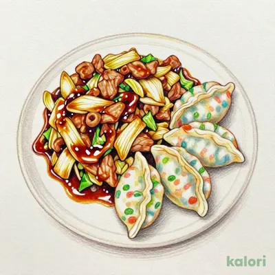 回鍋肉と四色餃子コンビセット