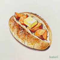 おさつバター塩パン