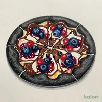 クロミのまっくろスイーツピザ~チョコベリー~