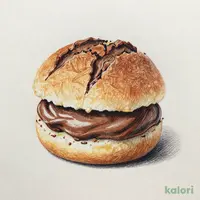 ブラックチョコクリームパン