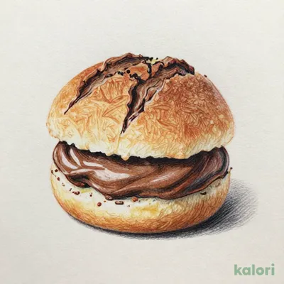 ブラックチョコクリームパン