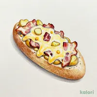 ラクレットチーズフランス～ごろごろベーコンとじゃがいも～