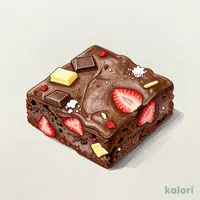世にもおいしい大人のチョコブラウニー 白ワイン×イチゴ