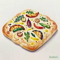 伊作のやさしさ調合ハーブ野菜フォカッチャ
